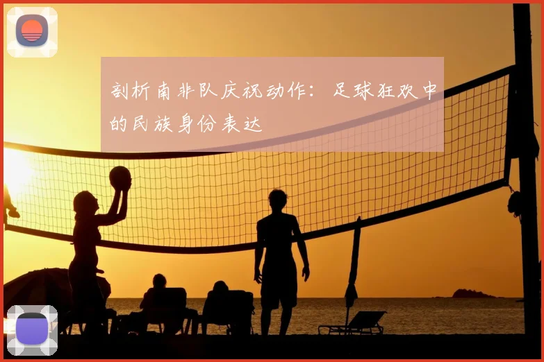 剖析南非队庆祝动作：足球狂欢中的民族身份表达